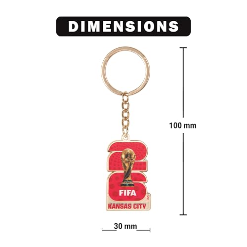 Image of 2026 FIFA World Cup Keychain - Officially Licensed, Collectible Gift for Fans, Durable Metal Ring for Keys, Backpacks