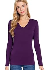 V Neck - Purple