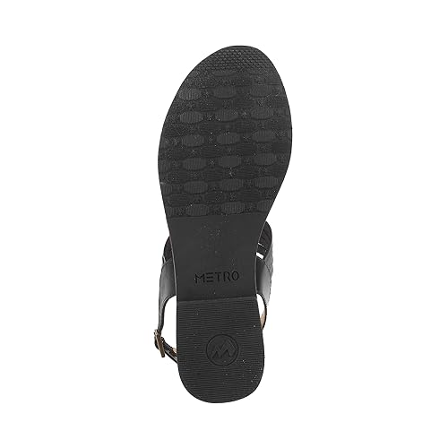 Image of Metro Women Synthetic Leather Flat Sandal