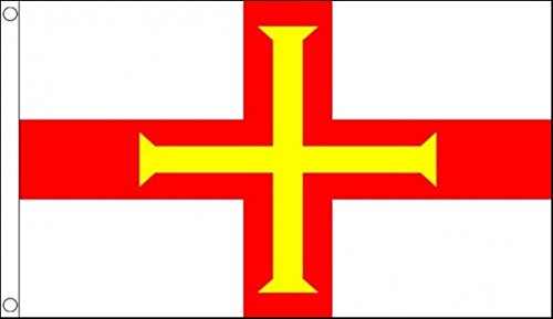Guernsey Channel Islands 5'x3' (150cm x 90cm) Flag