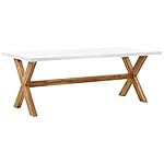 Gartentisch-Set Olbia mit 6 Geflecht-Stühlen