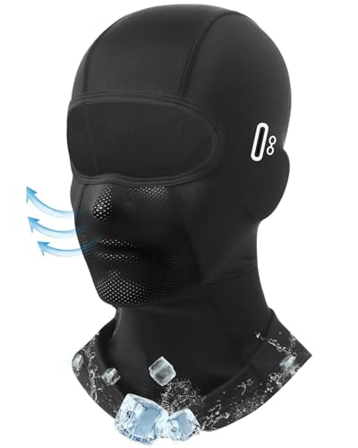 Máscara de Pasamontañas, Pasamontañas Balaclava, Balaclava Moto, Balaclava Hombre, Adecuada para Deportes al Aire Libre, Protección Contra el Viento y el Sol, Ciclismo, Esquí, Motocicletas (Negro)