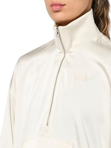 Lacoste Women's High Zipped Neck Oversized Popover Jacket3
