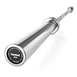 PhysKcal Olympic Barbell, 15kg 6.6ft Multipurpose Bar for Weightlifting and Powerlifting, 2 Inches Women's Bar for Squat, Bench Press, Deadlift (Full Bright)