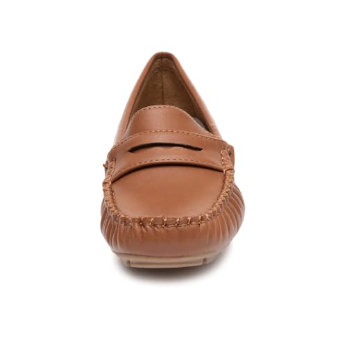 Image of Bernal Women's Non-Slip Penny Loafers - All-Day Comfort Flat Driving Shoes for Work Office & Casual Walking