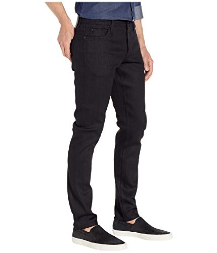 The Unbranded Brand Men's Ub444 Tight Fit 11oz Solid Black Stretch Selvedge Denim4
