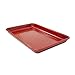 casaWare 9 x 6 x 0.75-Inch Toaster Oven Ultimate Series Commercial Weight Ceramic Non-Stick Coating Baking Pan (Red Granite)