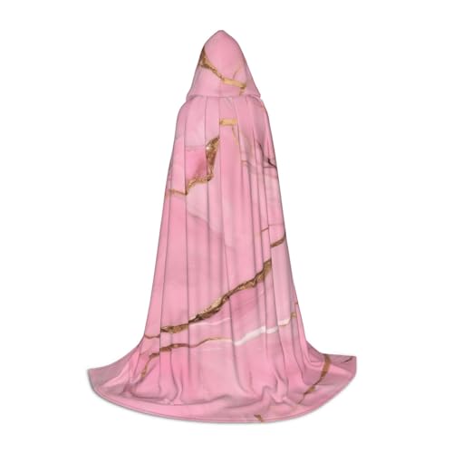 Cape de la Renaissance imprimé marbre rose costume médiéval