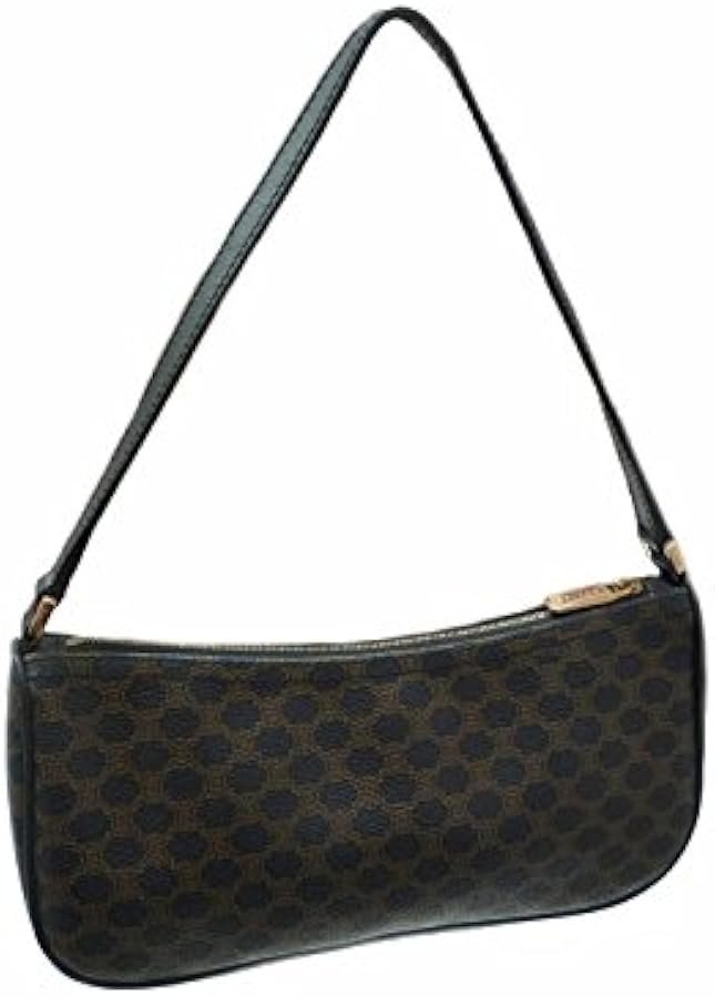 【CELINE】アクセサリーポーチ　マカダム柄　ゴールド金具　ベージュ　PVC CELINE】アクセサリーポーチ マカダム柄 ゴールド金具 ベージュ