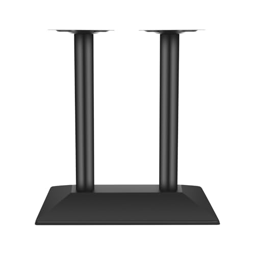 Winpang Schwarzes Doppelbein Tischgestell Stahl 72cm