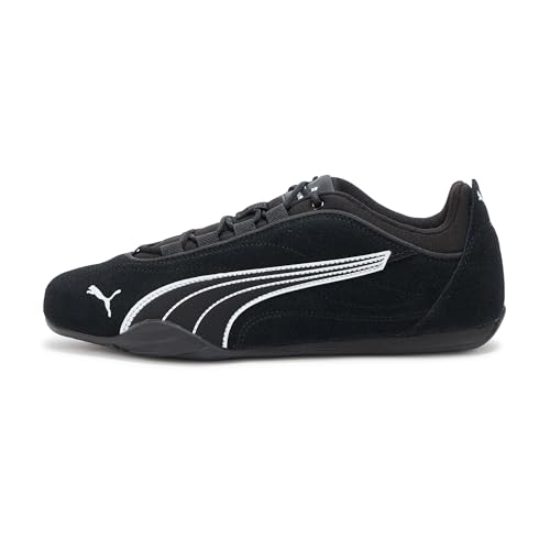 PUMA Women's Catch Shoes Sneaker, Black-White AH25, 5.5