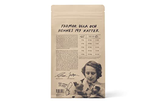 MAGNUSSONs Innekatt (1 x 4,8kg) | Katzentrockenfutter für Erwachsene Hauskatzen mit geringem Energiebedarf | 65% Fleischanteil | Ofengebacken