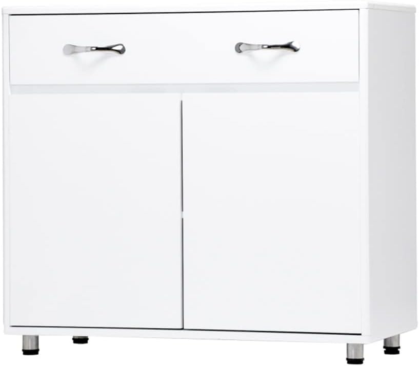 Sideboard Kitchen Server Storage Wood Cabinet Cabinet with Large Drawer and 2 Doors Console Table (D As Shown)
