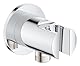 GROHE Vitalio, Wandanschlussbogen (Duschkopf Halterung mit Standardanschluss 1/2, passend für alle Standard Duschbrausen, langlebige Oberfläche, Wandmontage), chrom, 26962001