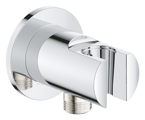 GROHE Vitalio Universal Coude à Encastrer avec Support Mural pour Douchette, Raccord fileté 1/2