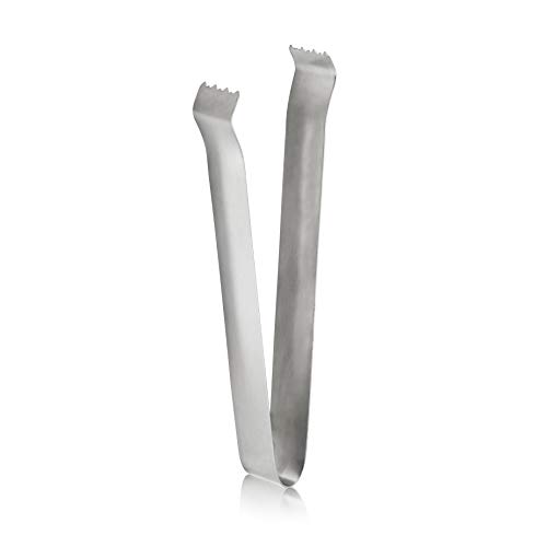 True Ice Tongs, Stainless Steel Ice Tongs For Cocktails, Bar Tools, Dishwasher Safe Serving Tools, 6 Inch Metal Tongs, Set Of 1 #TOP4