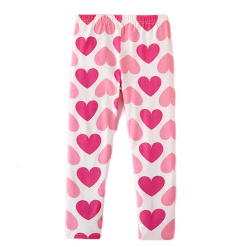 Girls Leggings 3-Pack Set Cotton Casual Solid Stripe Stretch Tights Pants4
