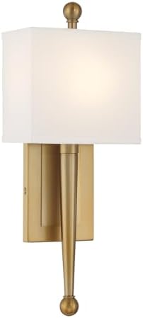 Crystorama Ardson 1 Light Vibrant Gold Sconce