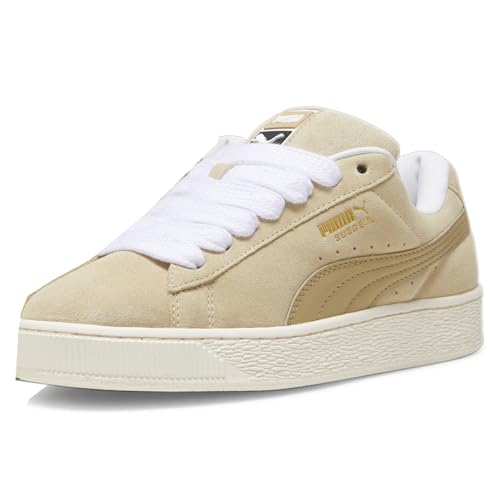 Image of PUMA Womens Suede XL Lace Up Sneakers Shoes Casual - Beige