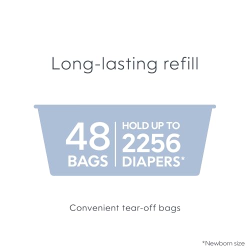 Diaper Genie Signature Pail Gift Set with 2 Easy Roll Refills, 48 bags - image 8