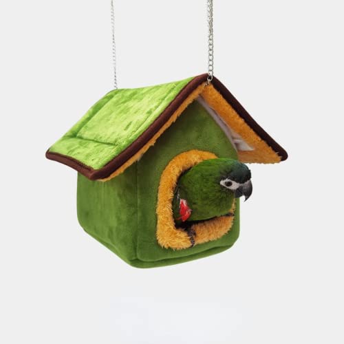Image of Winter Warm Bird Nest House Bed Hammock Toy for Pet Pet Parrot Parakeet Cockatiel Conure Lovebird