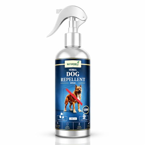Image of Dog Repellent Spray, Dog Pee & Poop Deterrent for Outdoor Use | Protect Home Gates, Yards, Boundaries & Vehicles from Dog Urine, Feces & Scratches 200ml