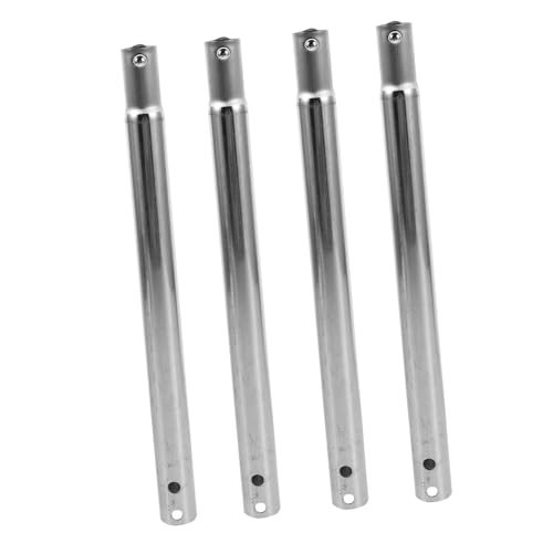 TOBBOMEY 4個ステンレス製火柴炉支架 高耐久性で高さ延長可能な交換用脚部 キャンプ テント用ポータブルストーブ足 アウトドアヒーター補修