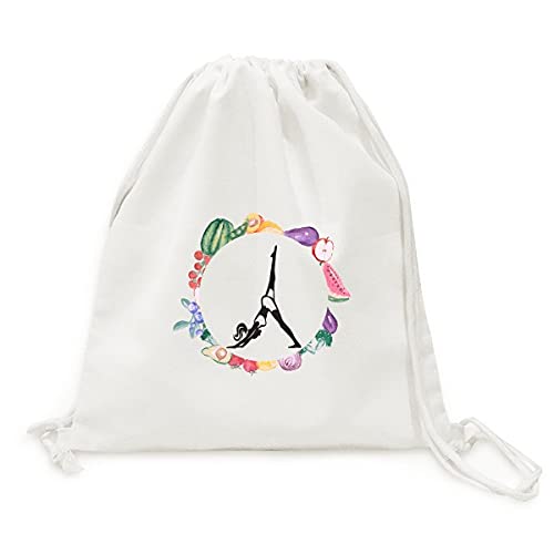Sac en tissu pliable polyvalent avec sangle pour fruits légumes et sports
