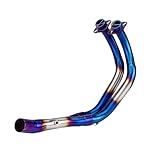 Applicazione: tubo di collegamento del silenziatore di scarico centrale laterale della motocicletta per MT 07 FZ MT07 FZ07 2014 - 2023 R7 2021