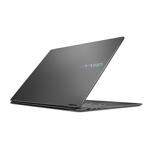 Image of MSI Prestige 16 Flip AI+ 16 inch 2.8K OLED Laptop: Intel Ultra X9-388H, Intel Arc Graphics, 32GB LPDDR5X, 1TB SSD, Touch Screen, Wi-Fi 7, Bluetooth 6, Fast Charging, Win 11 Home: Platinum Gray C3MTG-056US