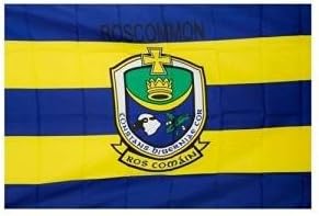 OFFICIAL IRELAND GAA crest COUNTY FLAG ROSCOMMON 152cm x91cm very limited stock