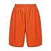 Kaerm Kids Boys Quick Dry Sportwear Round Neck Short Sleeve T-Shirts with Athletic Shorts Sports Swimwear Swimsuit Orange 14-15 Years