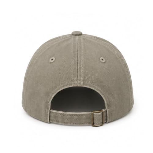 Image of Green Dad Hat Men Women Embroidered Baseball Cap Low Profile Father's Day Snapback Hat Vintage Adjustable Washed Unisex