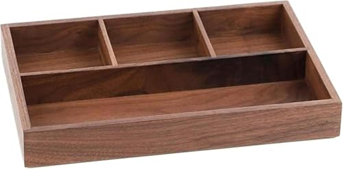 「suriggo テーブルトップ収納ラック|4 段収納 テーブル用収納ボックス・引き出し付き整理キャビネット|ナイトクラブ用トレー付き 木製オフィスデスク向け収納用品|オフィス・在宅ワーク用 実用的でおしゃれなタイプ」