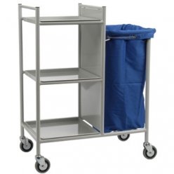 Bristol MaidSteel Linen Trolley - Bed Changing (WT13MS)