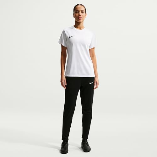 NIKE Dri-Fit Park VIII Maillot De Foot À Manches Courtes pour Femme, White/Black, HV8178-100, XL