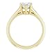 10K Solid Yellow Gold Handmade Engagement Ring, 1 CT Heart Cut Moissanite Diamond Solitaire, Wedding/Bridal Ring Set for Women/Her, Size 3-12 (sterling-silver)
