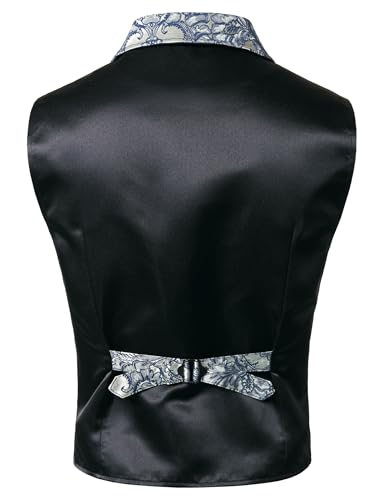 Image of VATPAVE Mens Victorian Suit Vest Steampunk Gothic Waistcoat