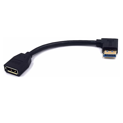 Câble DisplayPort 8K coudé pour libérer l'espace de travail sur votre bureau