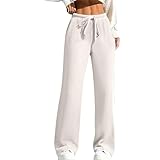 Pantalon de sport ample taille haute pour femme. Le design de la taille met en valeur les courbes de vos longues jambes. La taille a un design élastique et convient à tous les types de corps. Le pantalon de jogging pour femme a deux poches pour un rangement facile. Vous n'avez pas besoin de transporter un sac supplémentaire pour vos affaires. Il suffit de mettre votre smartphone ou votre portefeuille dans les poches et vos mains sont libres.