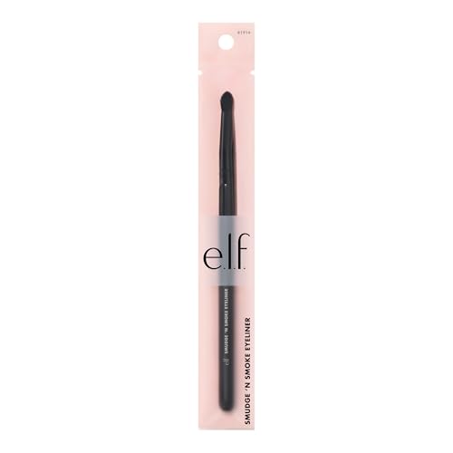 e.l.f. Smudge 'N Smoke Eyeliner Brush, Multi-Use Eyeshadow & Eyeliner Brush For Creating A Perfect Smoky Eye, Vegan & Cruelty-Free - image 6
