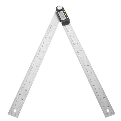 VIDOO Digitaler Winkel Lineal 0-200/300/500 Edelstahl Protraktor Holzbearbeitung Winkel Winkel Winkel Lineal - 200Mm