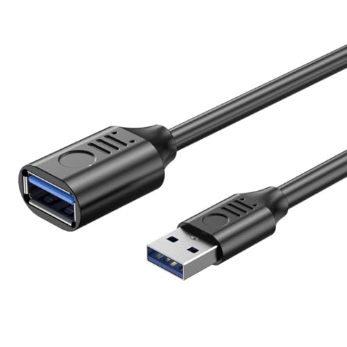 Ruarby USB Extension Cable 3.0 Male to Female Data Sync USB Extender Cord 90 Degree 5Gbps High Speed Charging Cable for Mouse