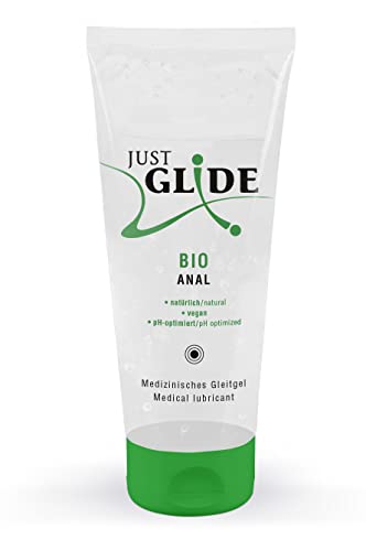 Just Glide Bio Anal Gleitgel, Transparent, 200 ml