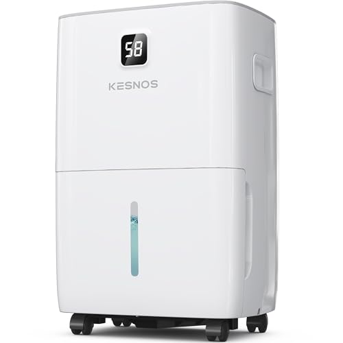 Image of Kesnos 150 Pint Dehumidifier for Basement with Drain Hose, 7,500 Sq. Ft.