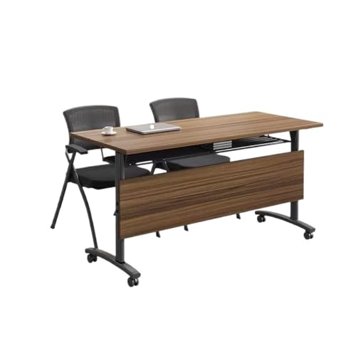 Table de conférence pliable modulaire pour bureau, salle de réunion, 1400 x 400 x 750 cm, design compact et portable Wortat pour une utilisation polyvalente.
