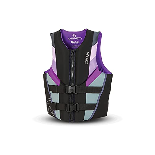 O'Brien Women's Focus Neoprene Life Jacket, Purple, Medium