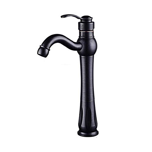 Robinet de salle de bain laiton mitigeur d'eau bronze antique pour vasque