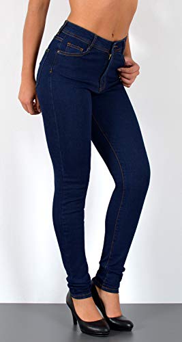 ESRA-Damen-Jeans-Skinny-Jeanshose-Damen-High-Waist-Hose-auch-grosse-Groessen-S800