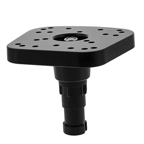 Image of Scotty Fishing 0368 Fishfinder Mount, Black, Original Version & 438 Gear-Head Track Adapter, Black